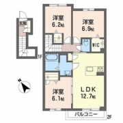 Serena Garden E棟の間取り画像