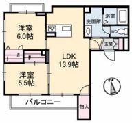 シャーメゾン URの間取り画像