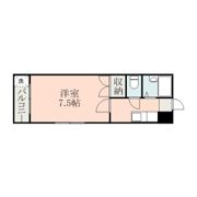 第一渡鹿ハイツの間取り画像
