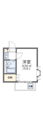 レオパレス西新井第1の間取り画像