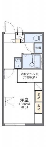 レオパレスガーデンアオキの間取り画像