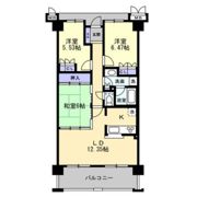アルファシティ屋島五番館の間取り画像