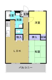 OAK飛田の間取り画像