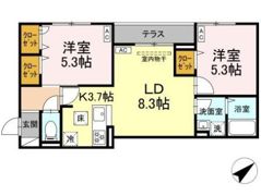 セレスティア江戸川Ⅲの間取り画像