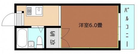 サンライズ千同B棟の間取り画像