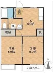 セモアコーポの間取り画像