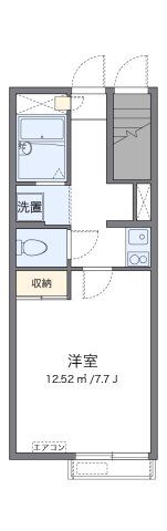 レオパレスGOLD LEO Ⅰの間取り画像