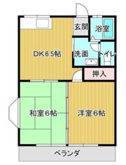 シャロームミヤタⅡの間取り画像