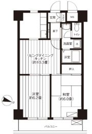 スカイフォーラム小岩の間取り画像