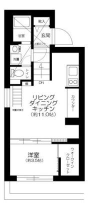 Live Flat蔵前の間取り画像