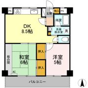 植田コーポの間取り画像