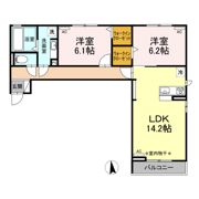 グランベルデの間取り画像