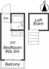 AP1391 ペアパレス徳丸の間取り画像