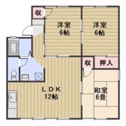 ガーデンヒルズ岡山A棟の間取り画像