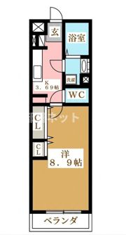 サンライズ滝子の間取り画像
