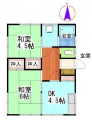 ビホウ荘の間取り画像