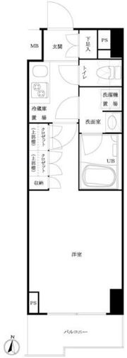 ルーブル池袋弐番館の間取り画像