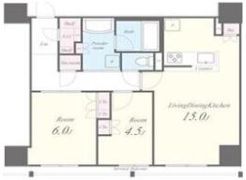 シエリアタワー大阪福島の間取り画像