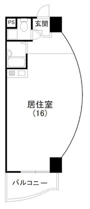 ヒューゲル城北の間取り画像