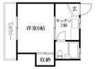 コーポ竹原2の間取り画像