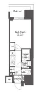 コンフォリア新大阪宮原Qの間取り画像