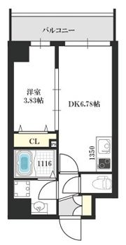 ドゥエリング上新庄の間取り画像