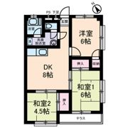 クローバーハイツの間取り画像