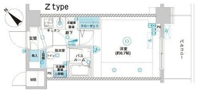 フェニックス横濱関内BAY GAIAの間取り画像