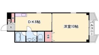 レジデンスナガサワの間取り画像