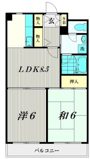 チェリーハイムⅢの間取り画像
