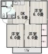 リバーサイド福島 Eの間取り画像
