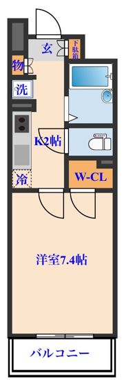 プライムアーバン仙台五橋の間取り画像