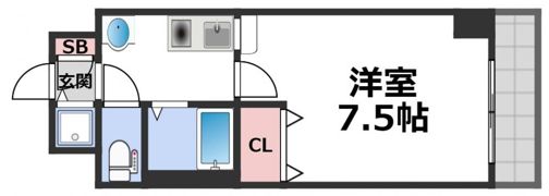 ルフォン今里の間取り画像