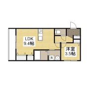 プランドール沖野上の間取り画像