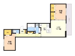 D－ROOM KAWAZOEの間取り画像