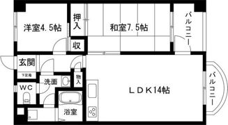 パーク南明の間取り画像