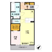 サンボナール新前橋の間取り画像