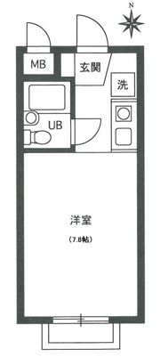 ライフイン芦屋の間取り画像