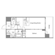 スプランディッド難波キャトルの間取り画像