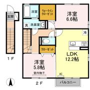 サンリット・MⅢの間取り画像