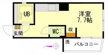 カーサ東雲の間取り画像