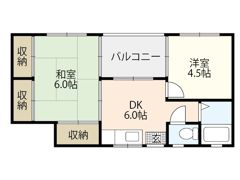 吉中マンションの間取り画像