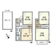 野火止戸建の間取り画像