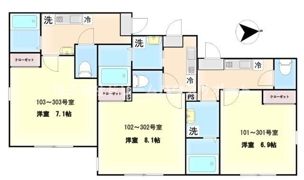 VETAAR 能見台の間取り画像