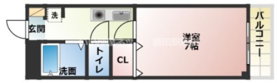 サントマンション大津の間取り画像