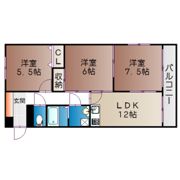 メゾフォルテ豊成の間取り画像
