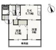 パインパレス Dの間取り画像