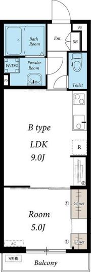 リブリ・朝霞Bの間取り画像