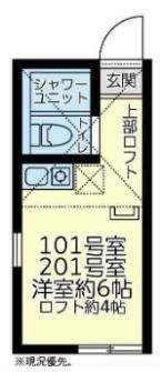 ラロシェル石川町の間取り画像