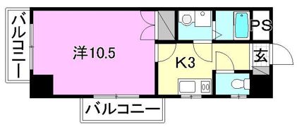 カサグランデ枝松の間取り画像